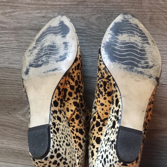 Matisse Teddy Ankle Cowhide Wedge Booties sz7.5 - Picture 9 of 15